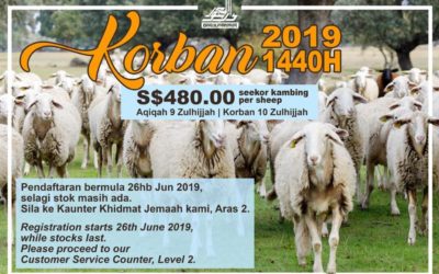 Korban Registration is now OPEN