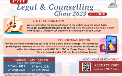 FREE Legal & Counselling Clinic 2023