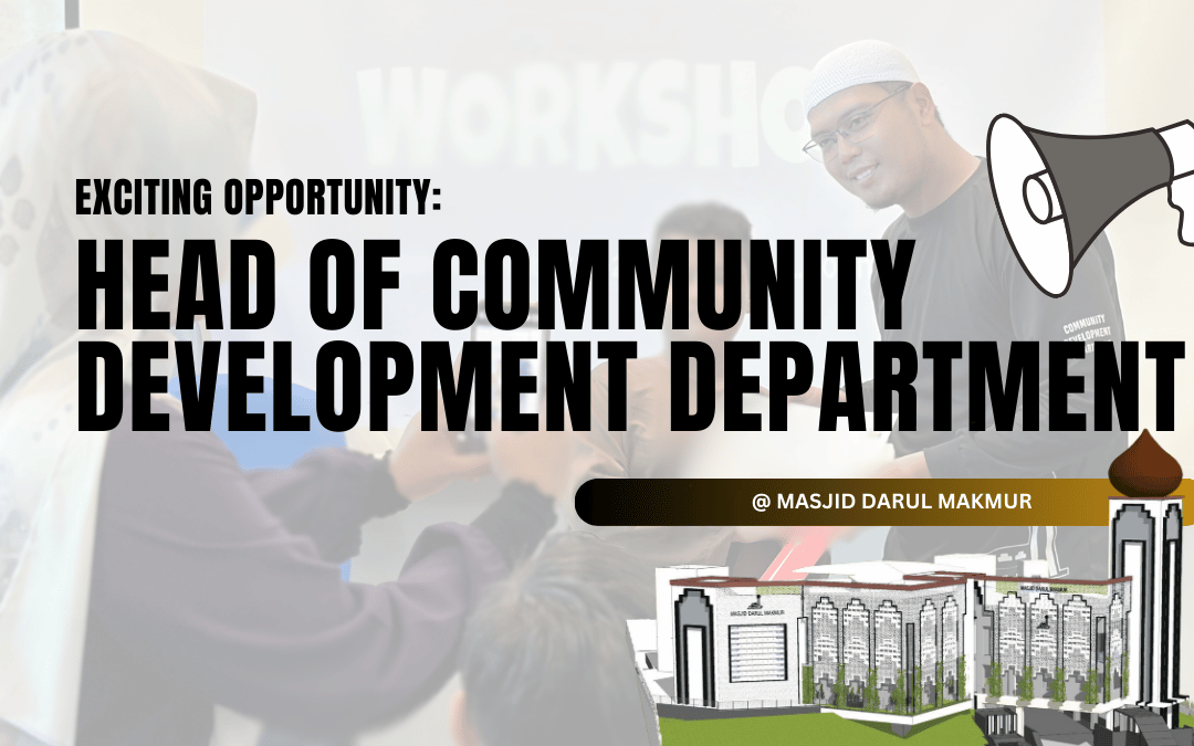 Exciting Opportunity: Head of Community Development Dept.