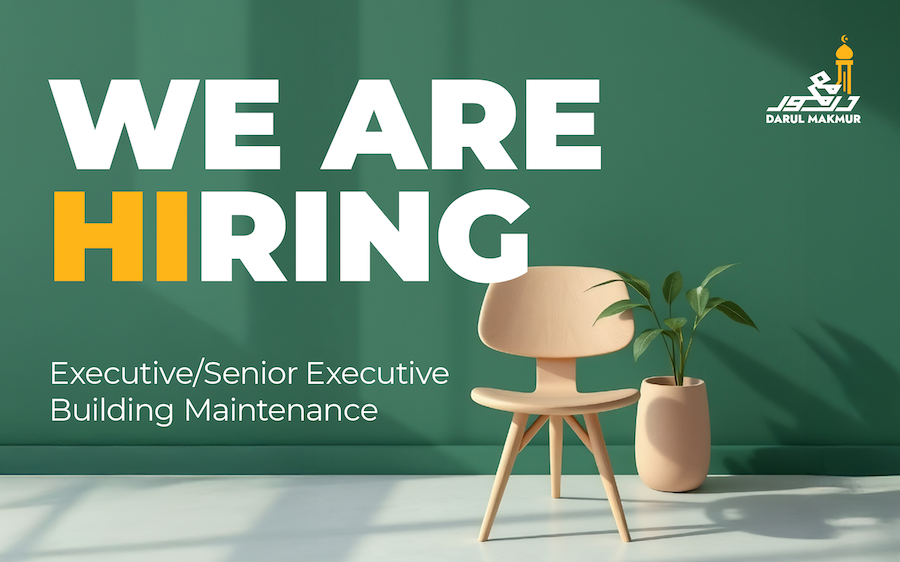 We’re Hiring : Executive / Senior Executive, Building Maintenance